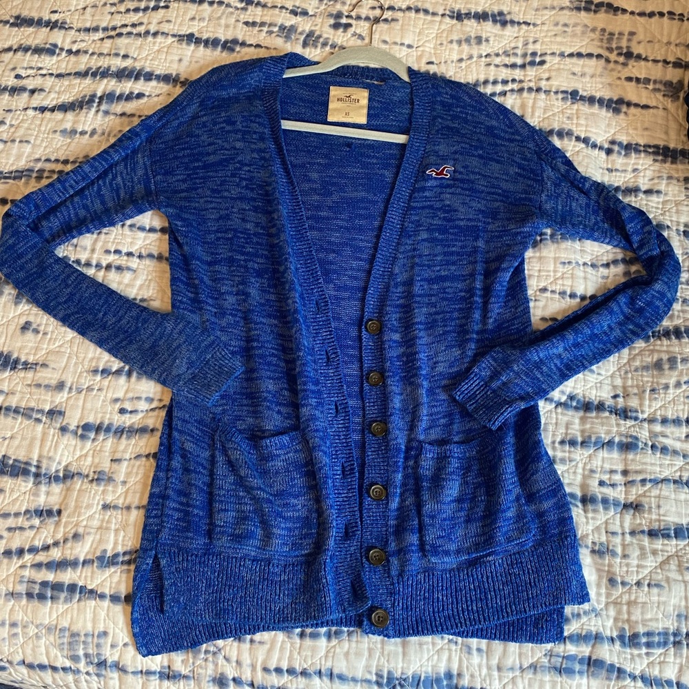 Blue Cardigan
